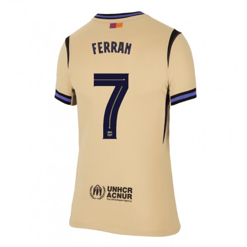 Dámy Fotbalový dres Barcelona Ferran Torres #7 2025-26 Venkovní Krátký Rukáv